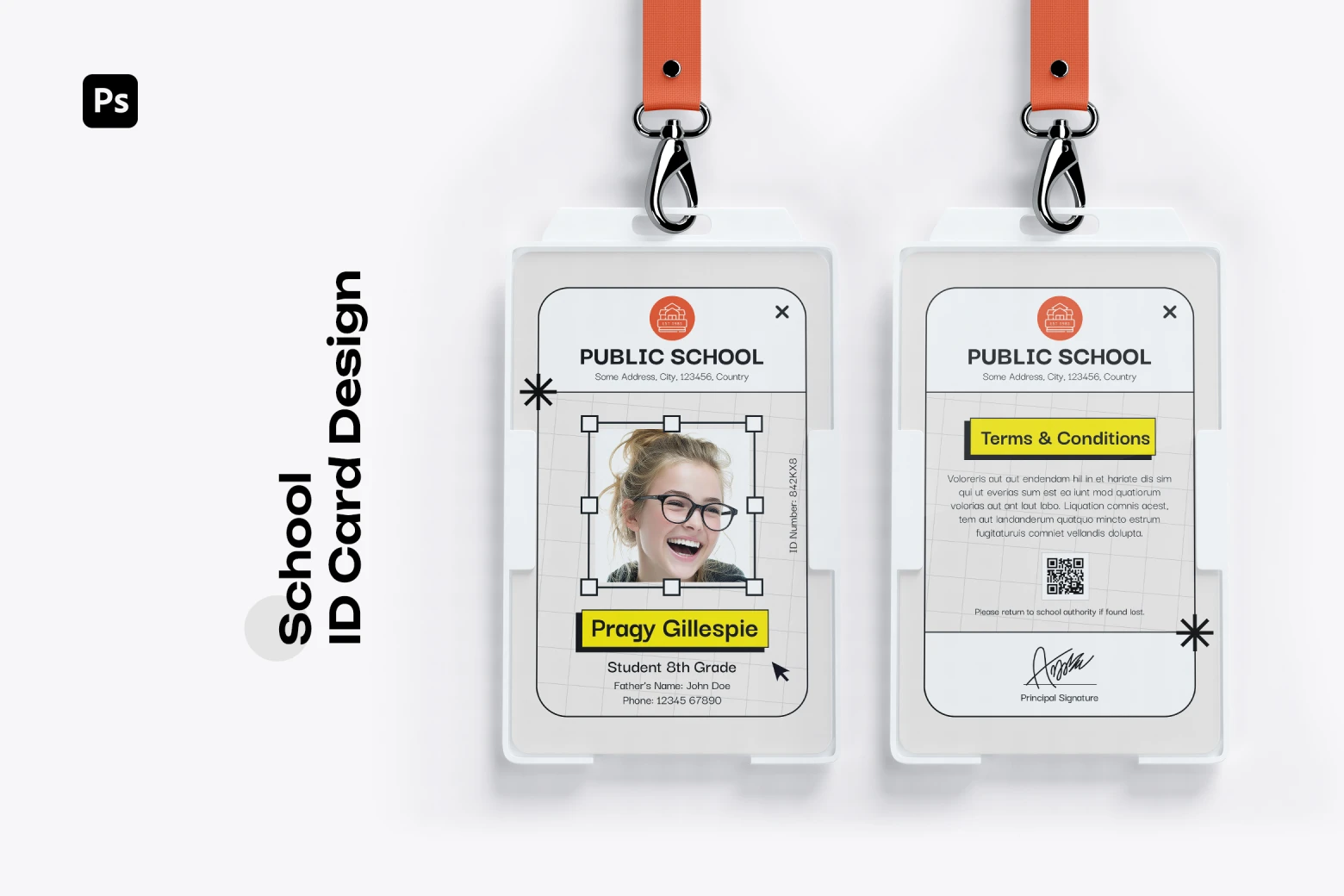 Institute Student ID Card Template
