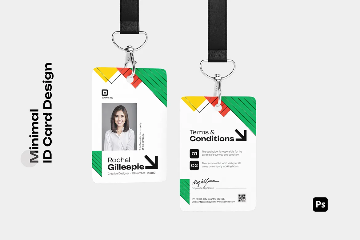 Modern ID Card + Email Signature Set