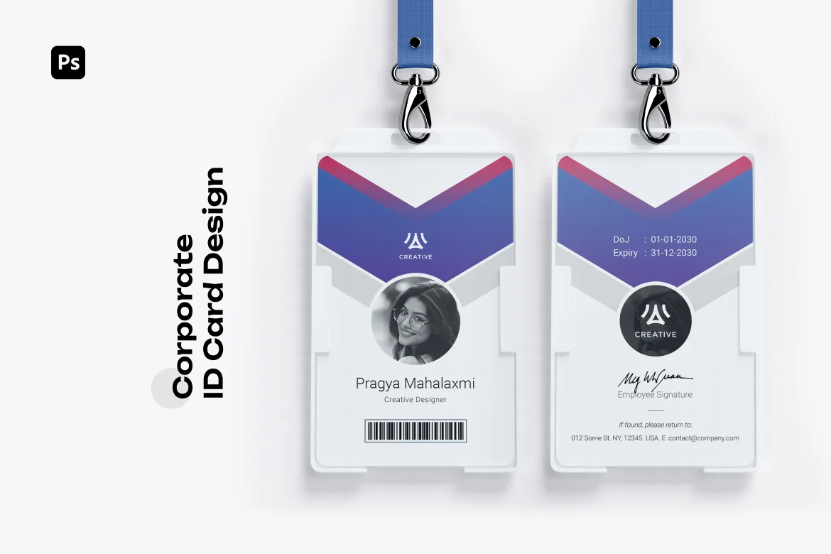 Office ID Card Template