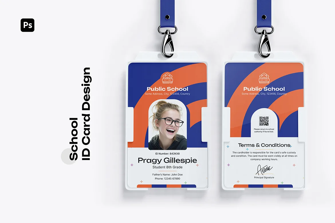 Student ID Card Template