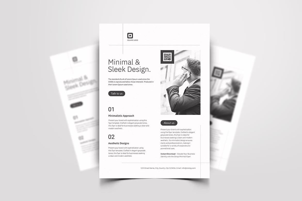 Minimal Corporate Flyer Template - Image 4