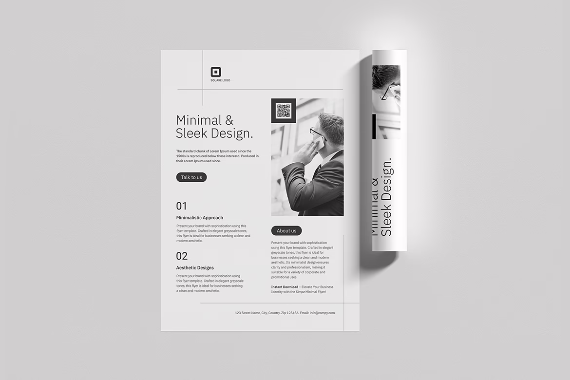 Minimal Corporate Flyer Template - Image 3