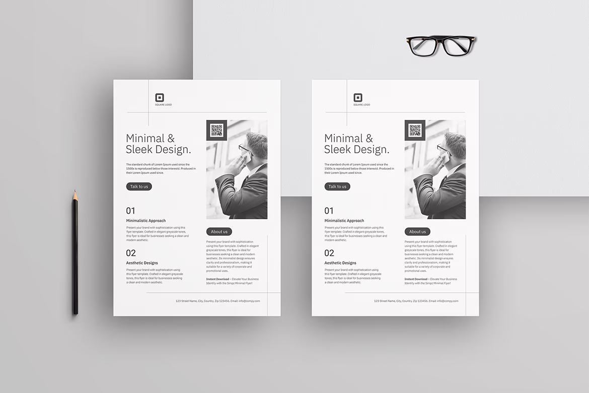 Minimal Corporate Flyer Template - Image 2
