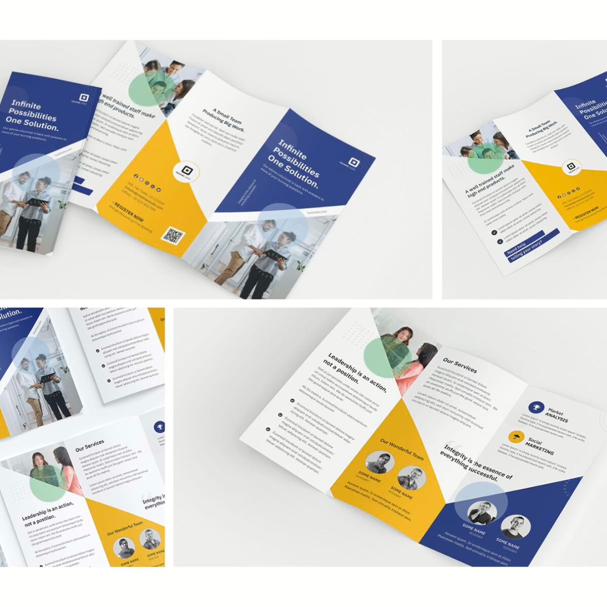 Corporate Trifold Brochure Bundle