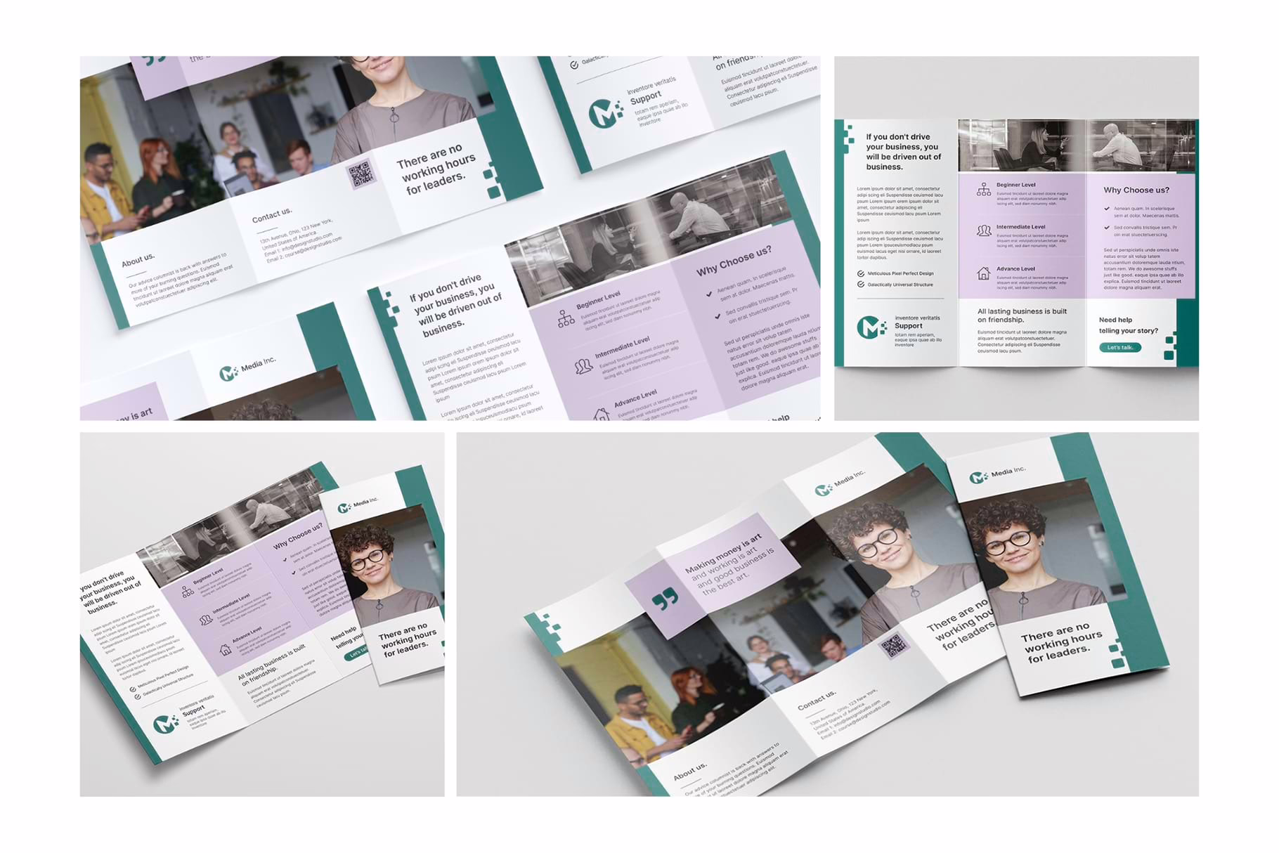 Corporate Trifold Brochure Bundle