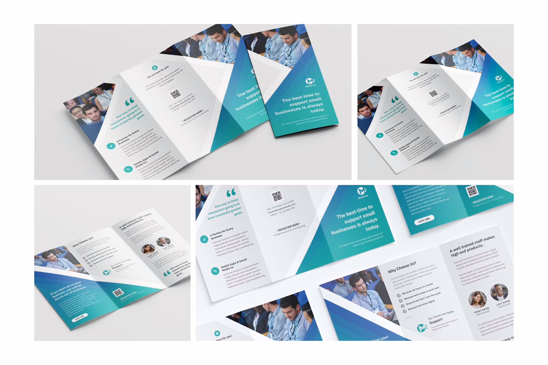 Corporate Trifold Brochure Bundle