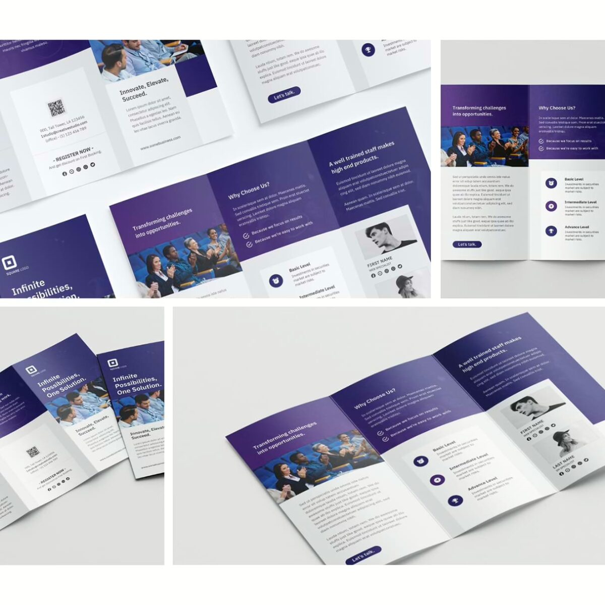 Corporate Trifold Brochure Bundle