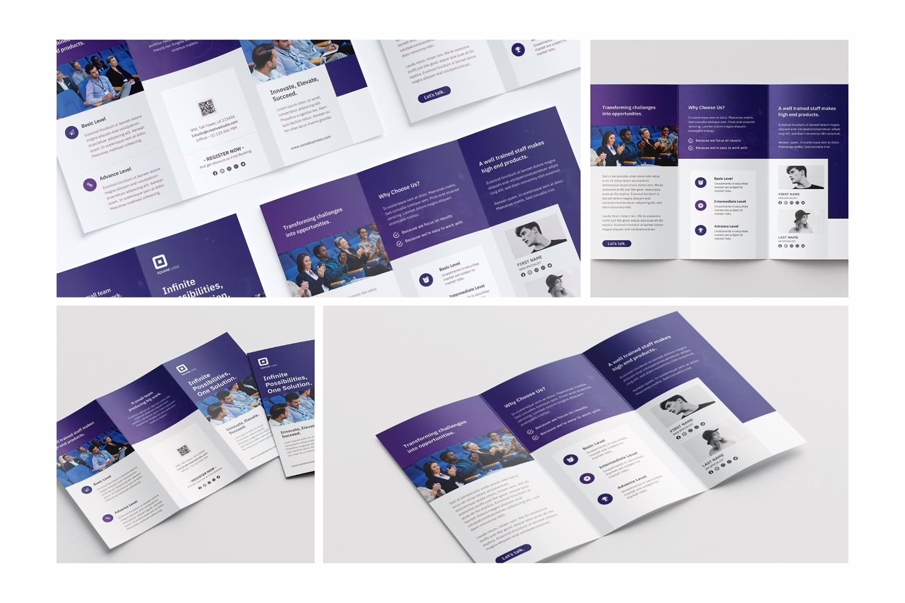 Corporate Trifold Brochure Bundle