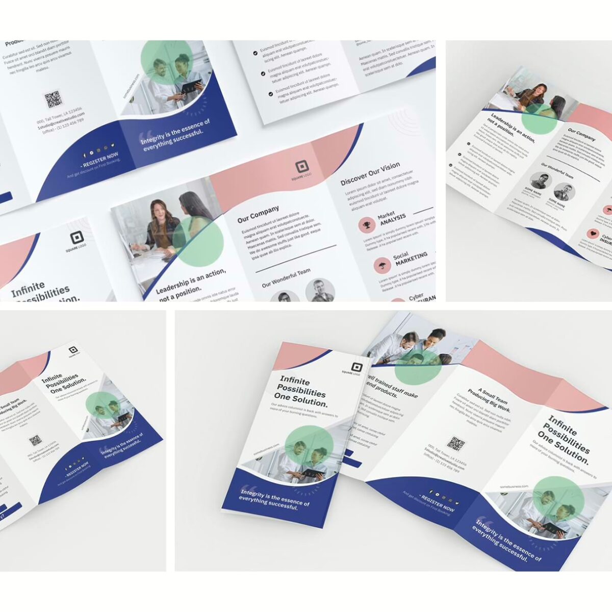 Corporate Trifold Brochure Bundle