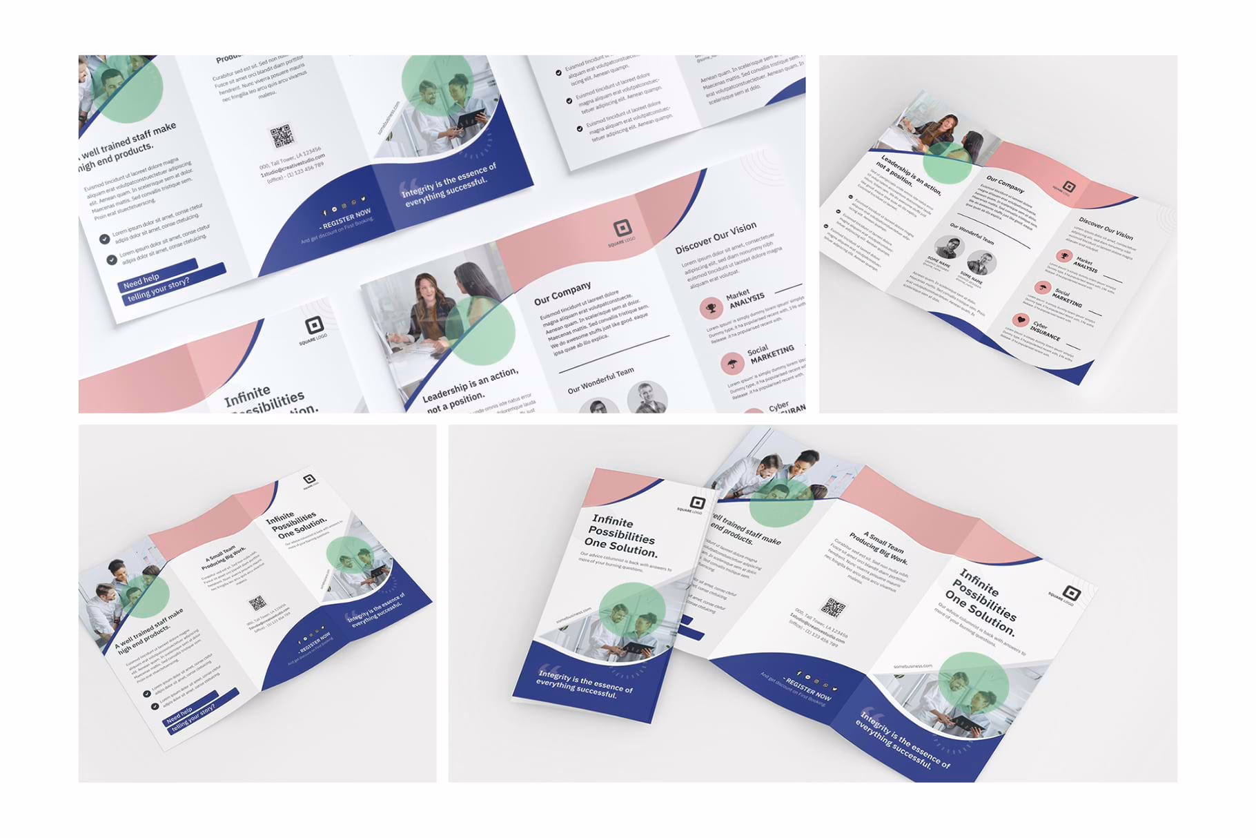 Corporate Trifold Brochure Bundle