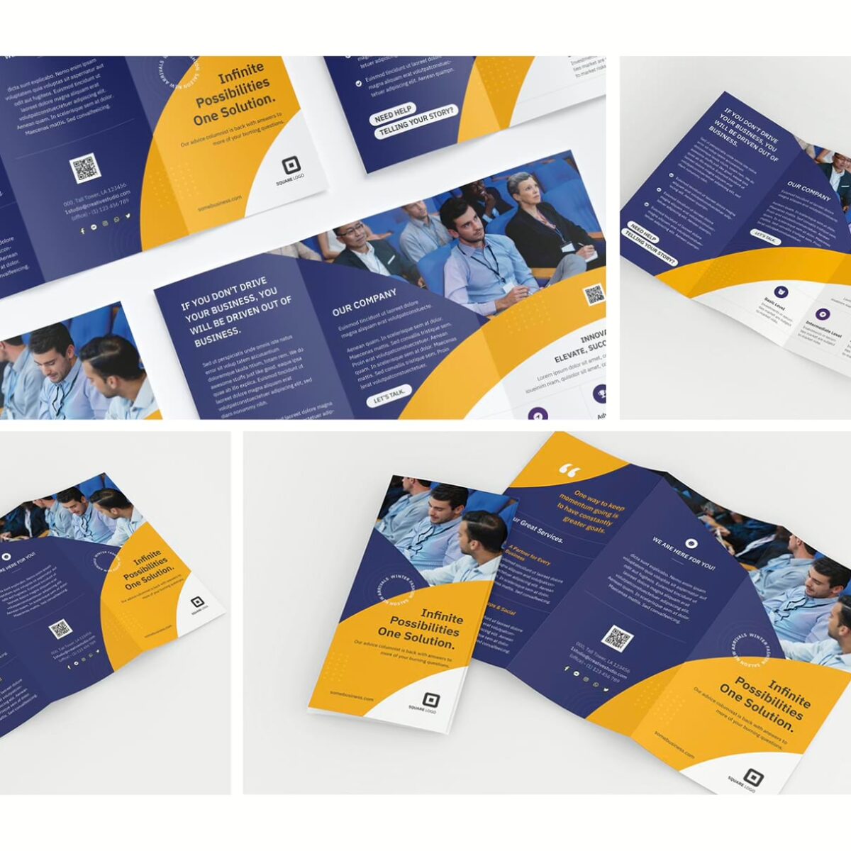 Corporate Trifold Brochure Bundle