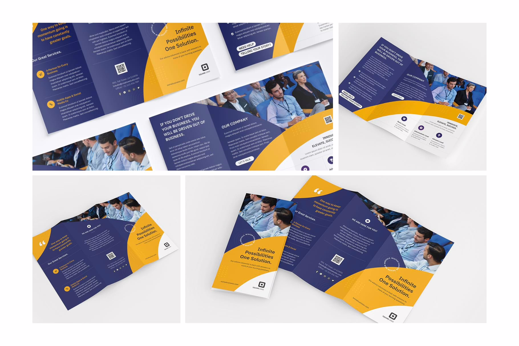 Corporate Trifold Brochure Bundle