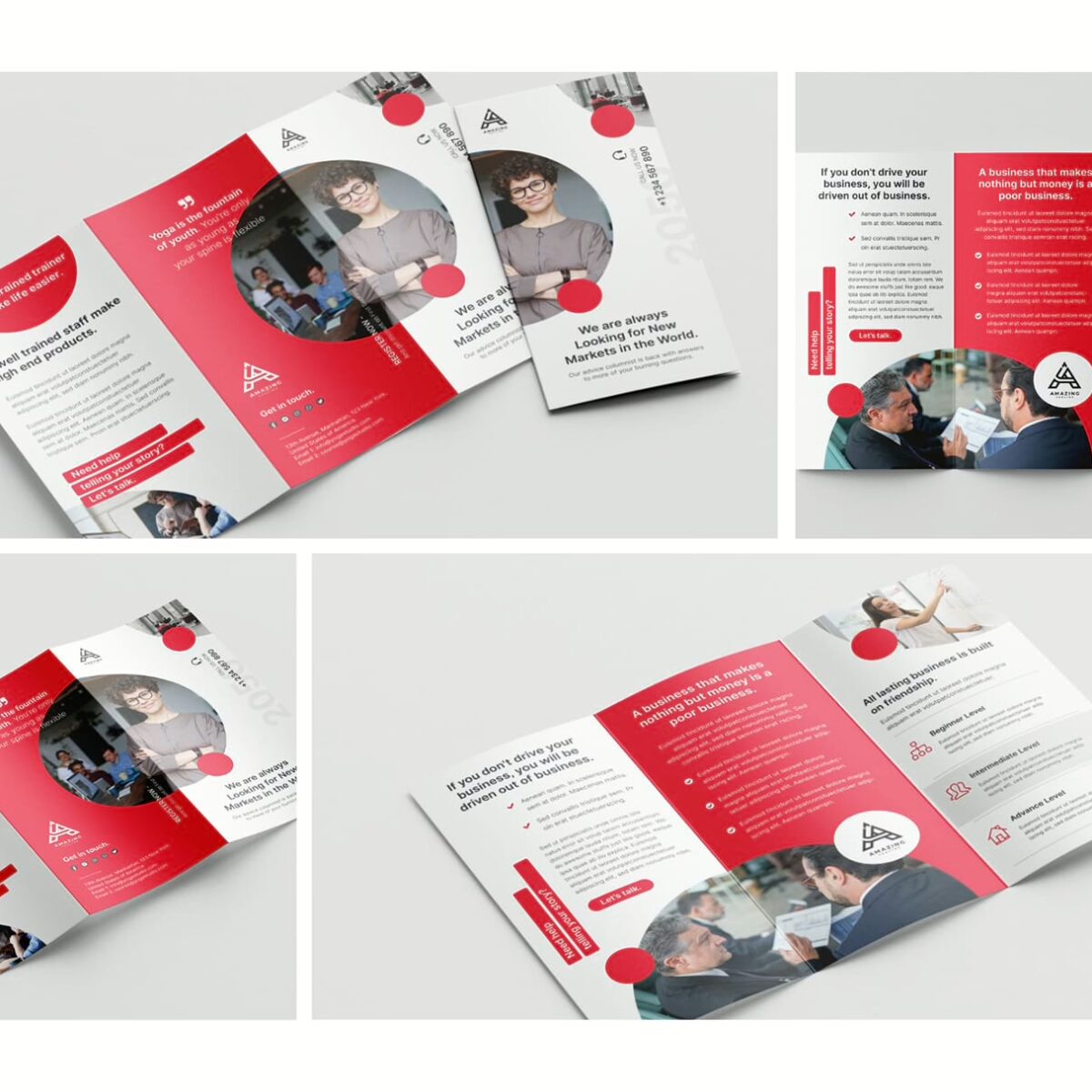 Corporate Trifold Brochure Bundle