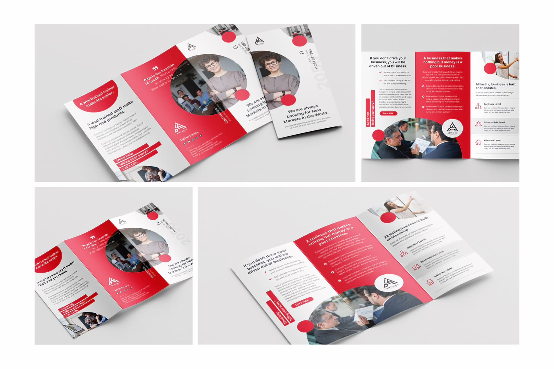 Corporate Trifold Brochure Bundle