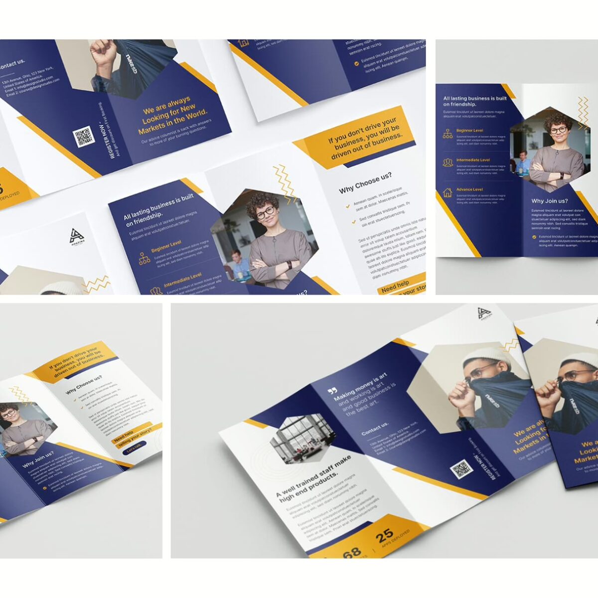 Corporate Trifold Brochure Bundle
