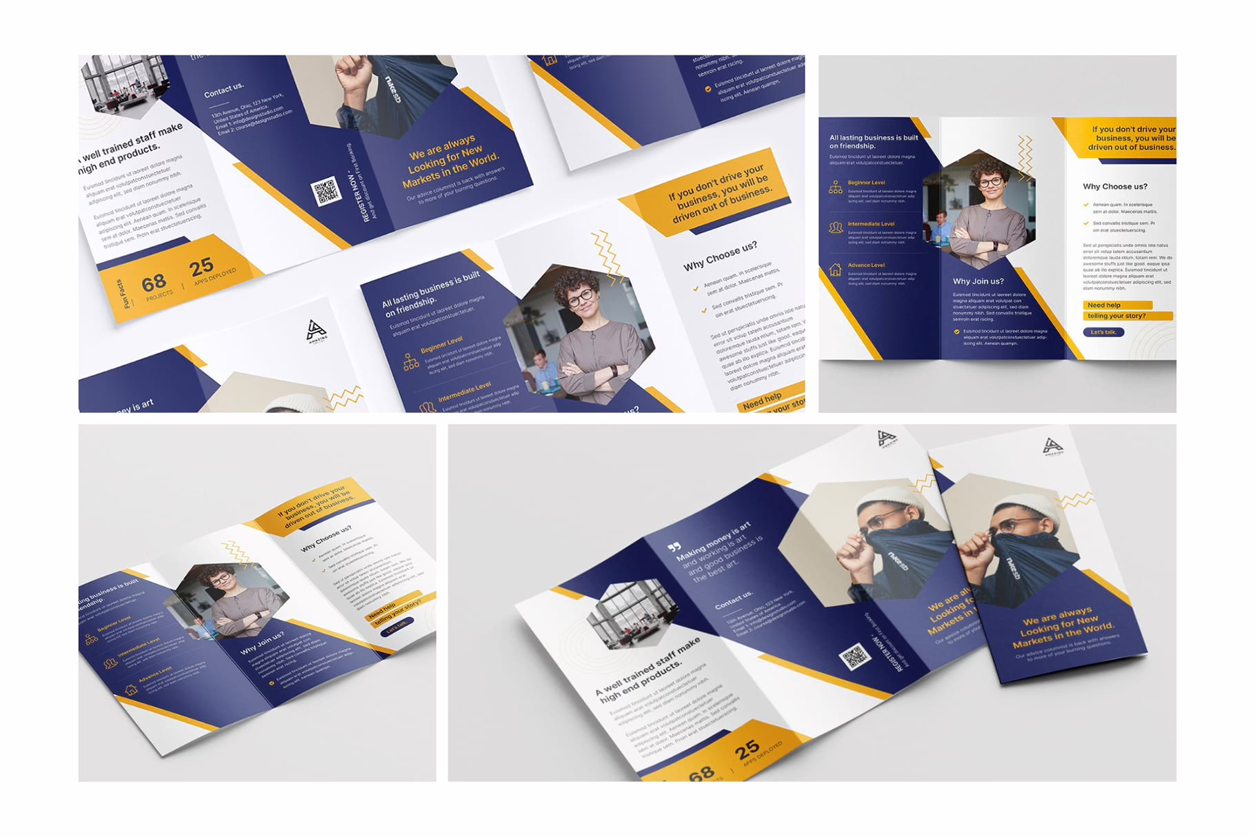 Corporate Trifold Brochure Bundle