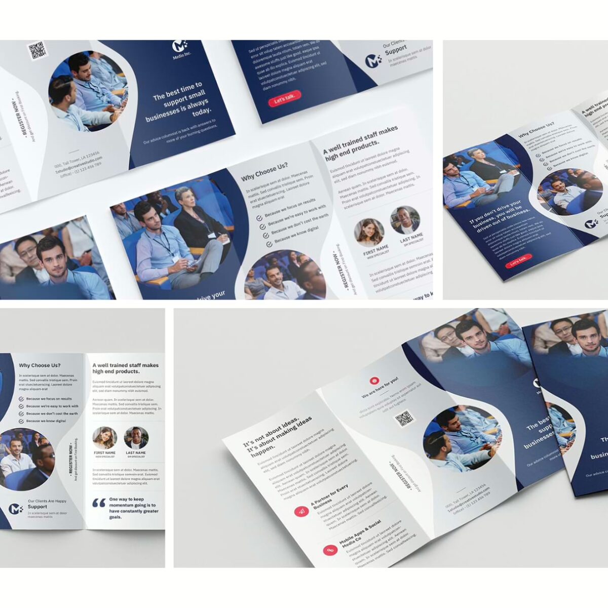Corporate Trifold Brochure Bundle