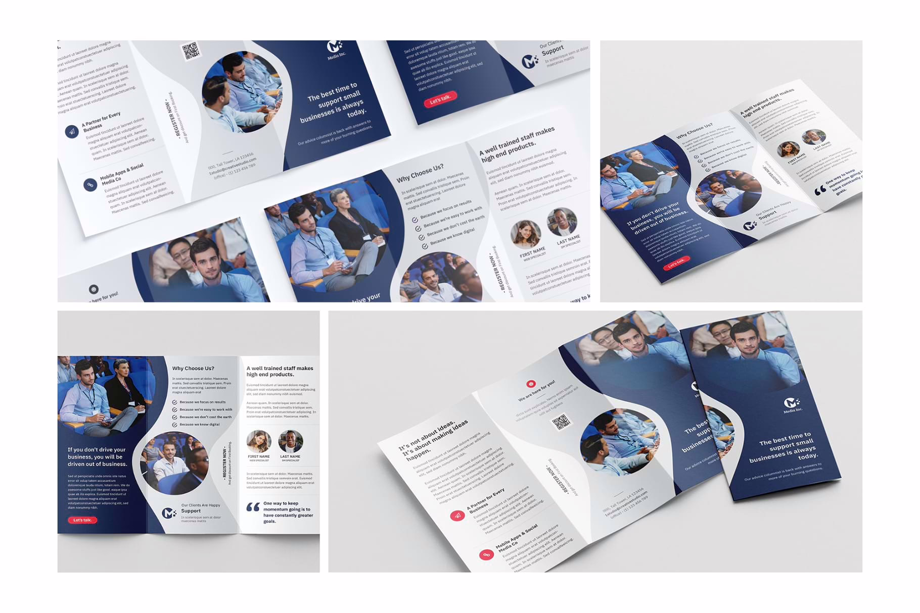 Corporate Trifold Brochure Bundle