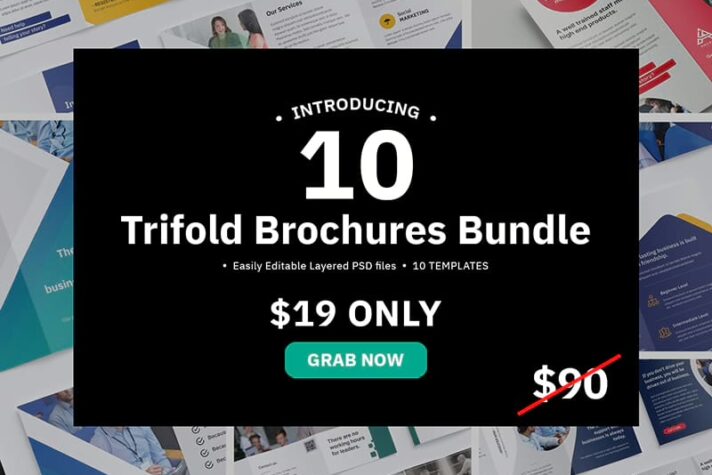 Corporate Trifold Brochures Bundle