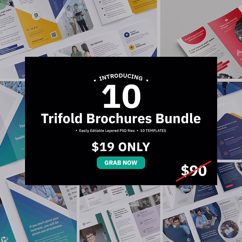 Corporate Trifold Brochures Bundle