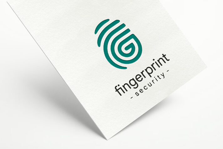 Fingerprint G Letter Logo Template