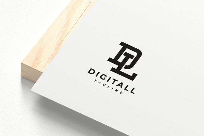 Letter DL Monogram Logo Template