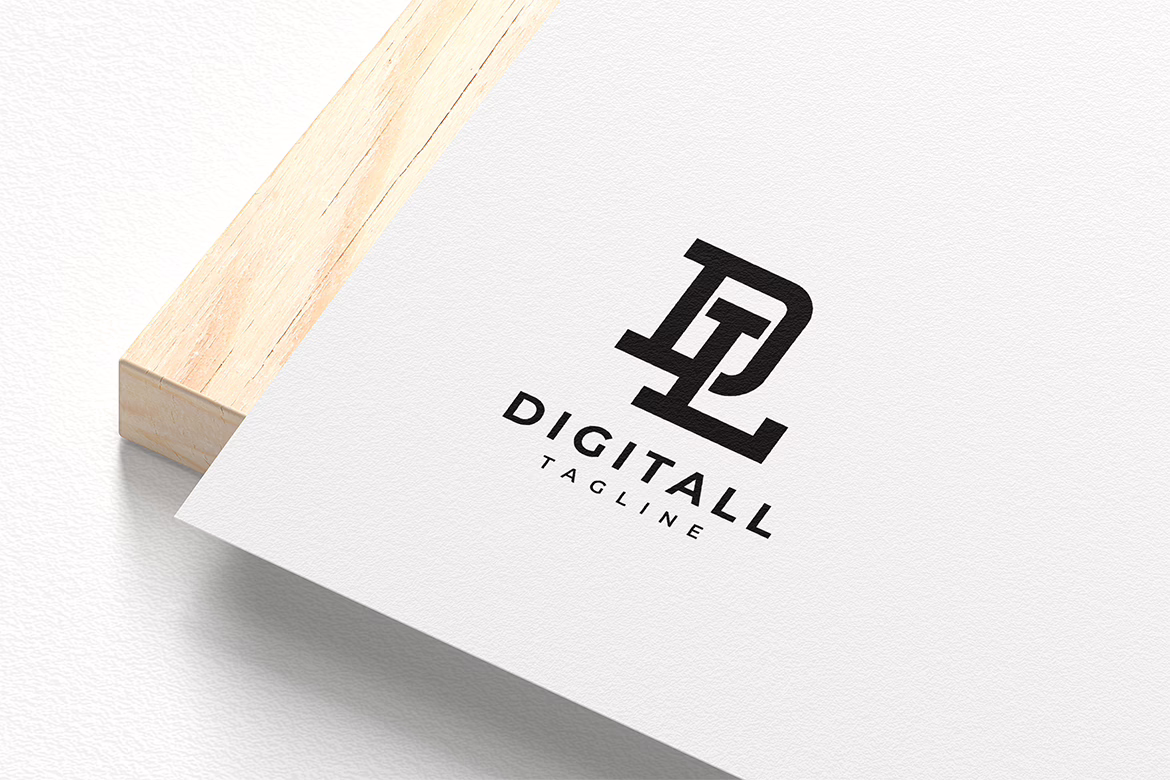 Letter DL Monogram Logo Template
