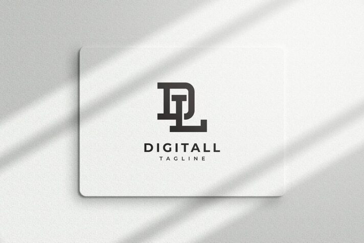 Letter DL Monogram Logo Template