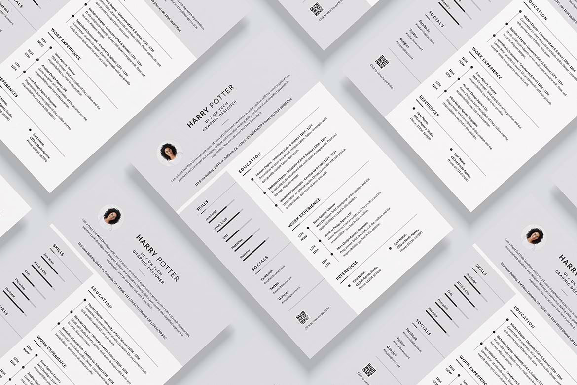 Modern Minimal Resume Template