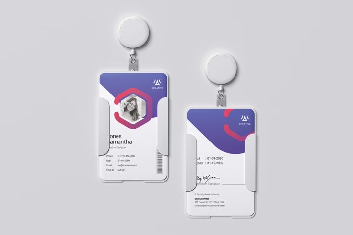 Employee ID Card Template