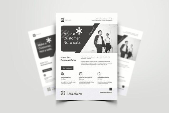 Minimal Corporate Flyer Design