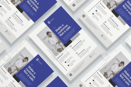 Clean Agency Flyer Template