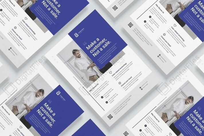 Clean Agency Flyer Template