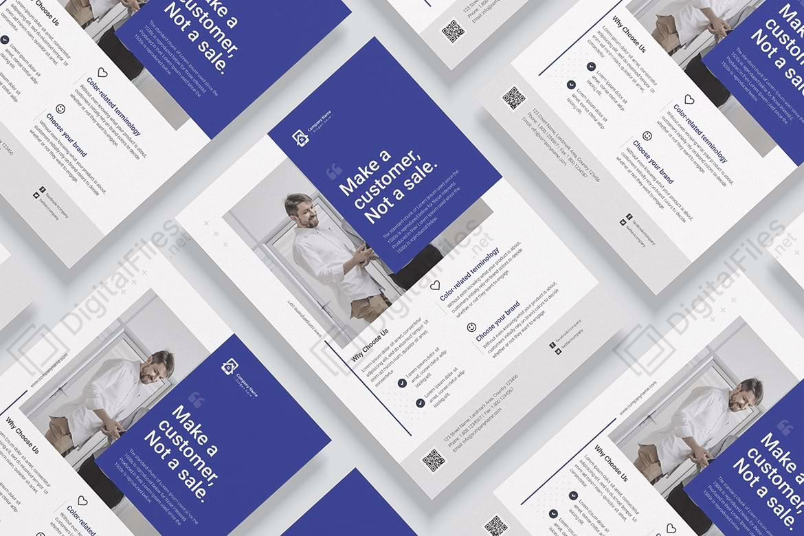 Clean Agency Flyer Template