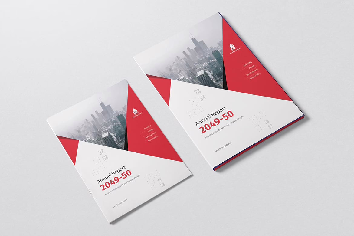 Presentation Folder Design Template
