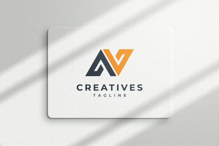Letter AV Logo Template