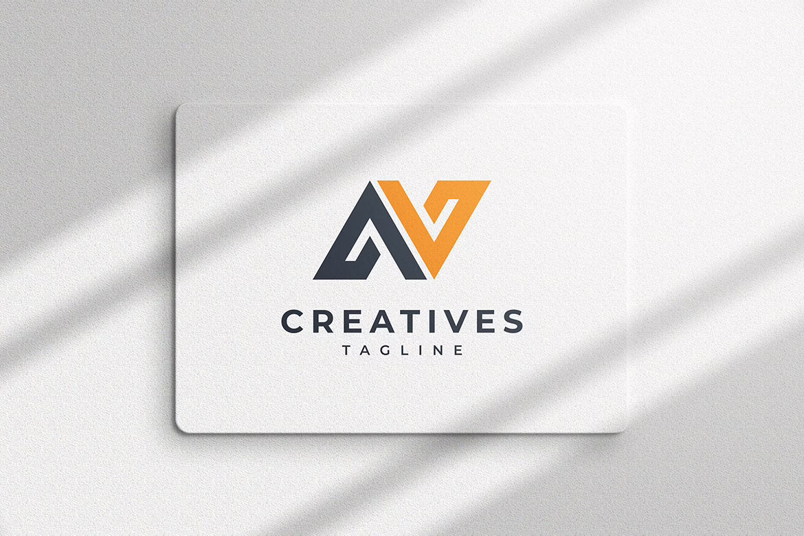 Letter AV Logo Template