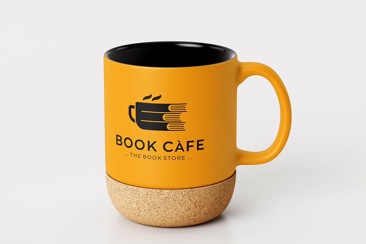 Book Cafe Logo Template