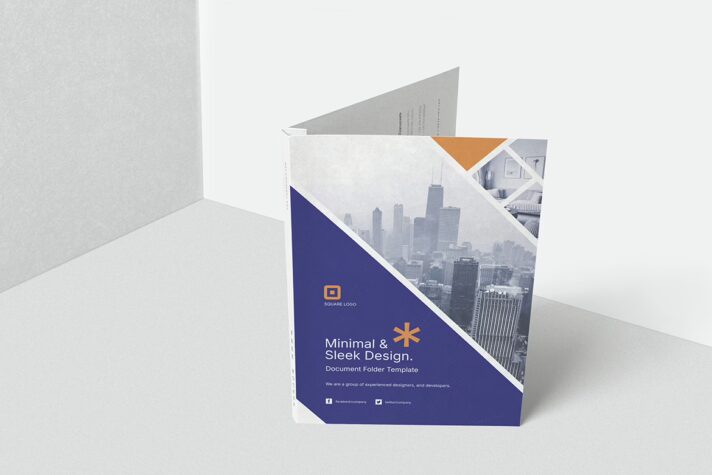 Minimal Presentation Folder Template Vol 18