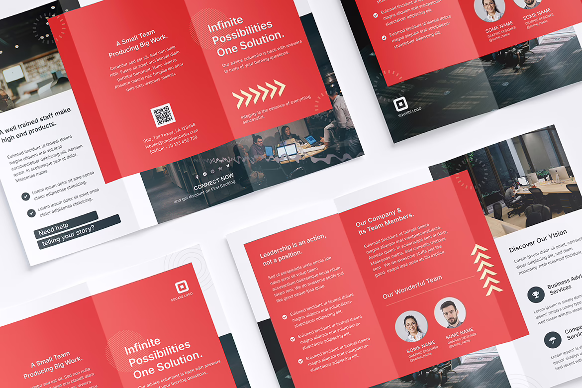 Creative Corporate Trifold Brochure Template