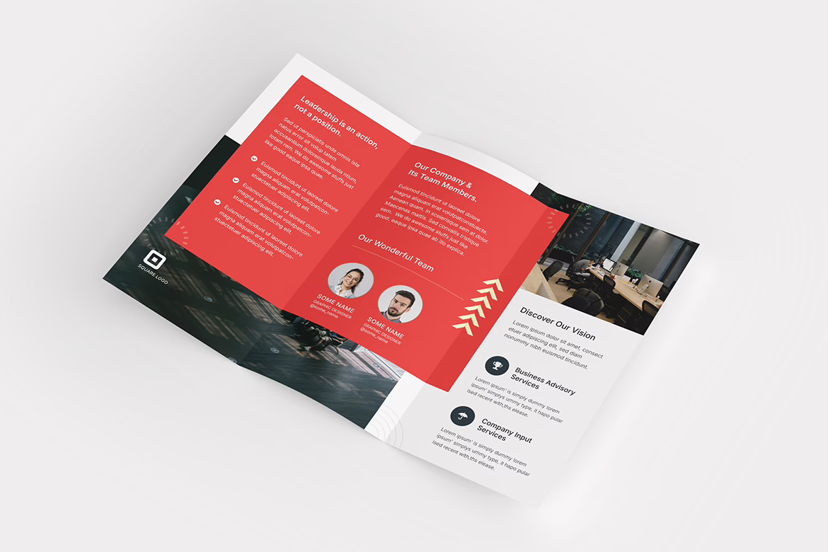 Creative Corporate Trifold Brochure Template