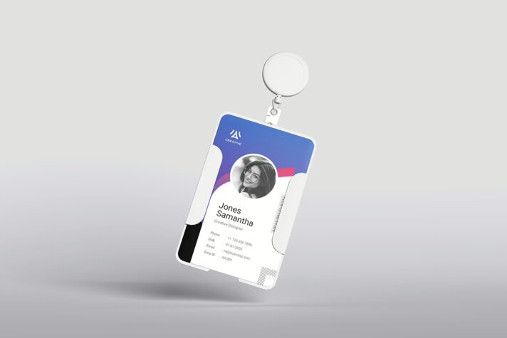 Employee ID Card Template Vol 12