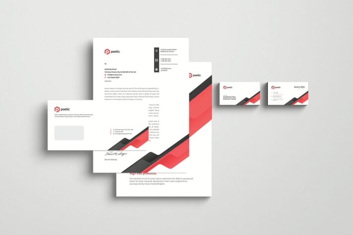 branding stationery template