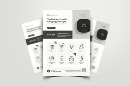 Minimal Product Catalog Flyer