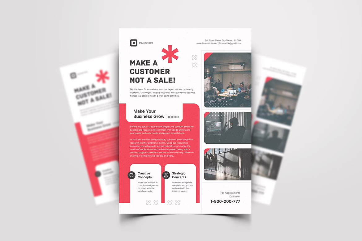 Minimal Corporate Flyer Template