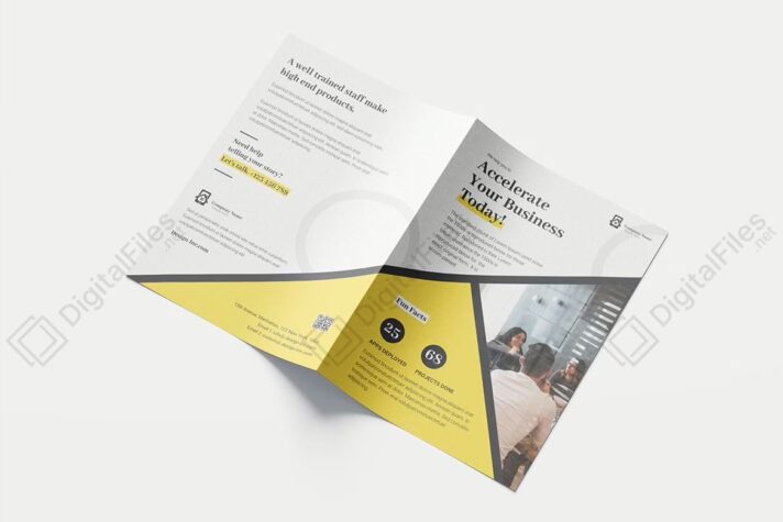 Corporate Bifold Brochure Template