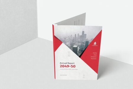 Presentation Folder Design Template
