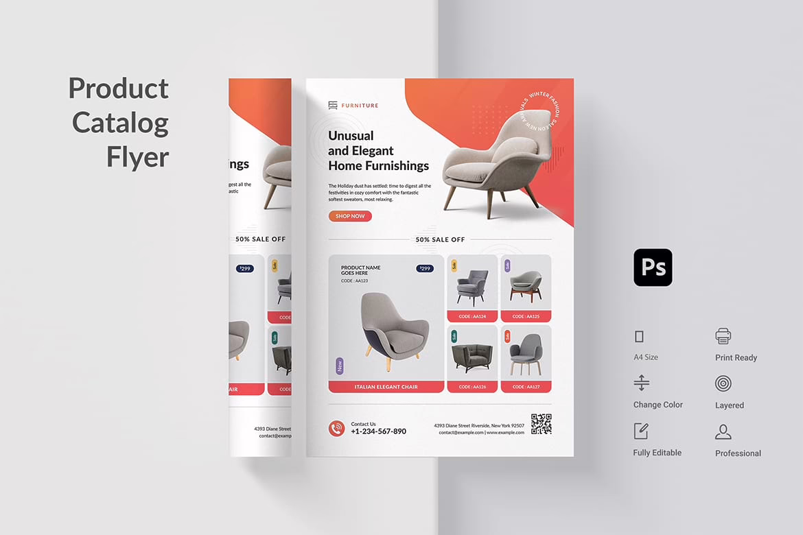 Product Catalog Flyer Template