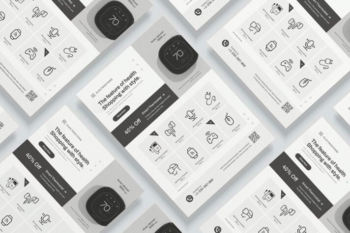 Minimal Product Catalog Flyer