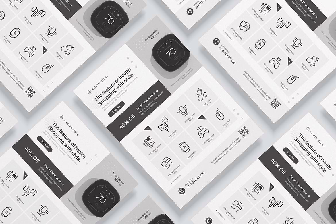 Minimal Product Catalog Flyer